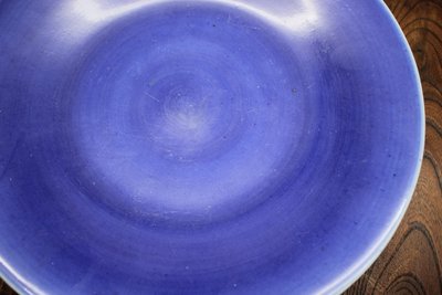 祭蓝釉大盘