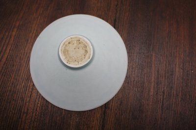 影青釉刻花斗笠盏