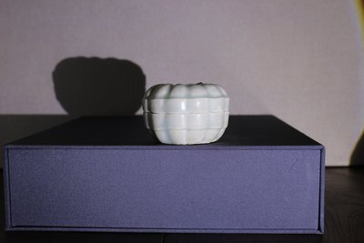 影青釉南瓜盒子