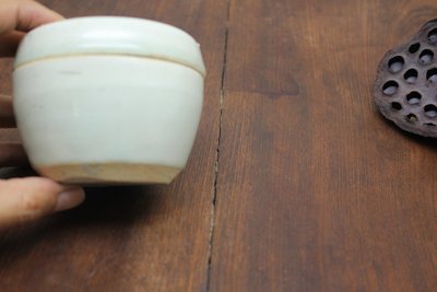 影青釉大号盖盒