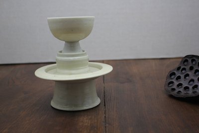 影青釉杯盏托套