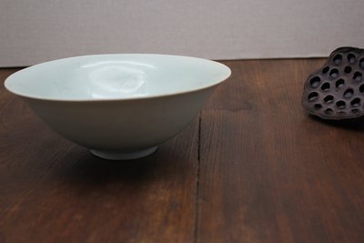 湖田影青什锦花大盏